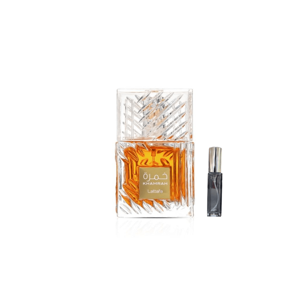 Lattafa Khamrah Decant 10ml – Perfume Dulce y Exótico en Formato Portátil - 5th Avenue CR