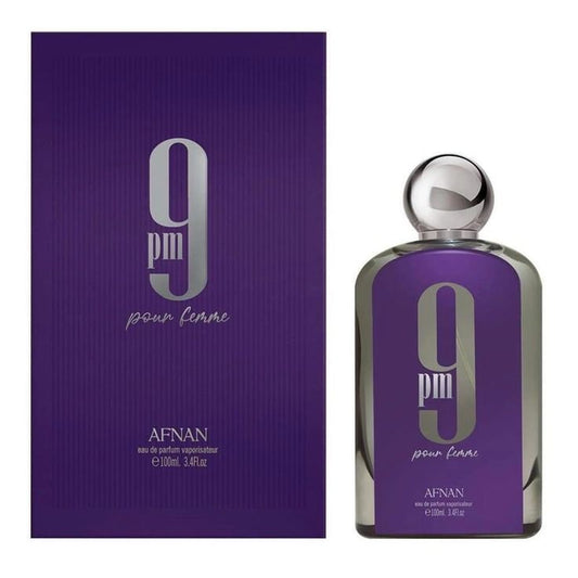 Afnan 9pm Pour Femme 100ml EDP – Perfume Femenino Dulce y Audaz - 5th Avenue CR