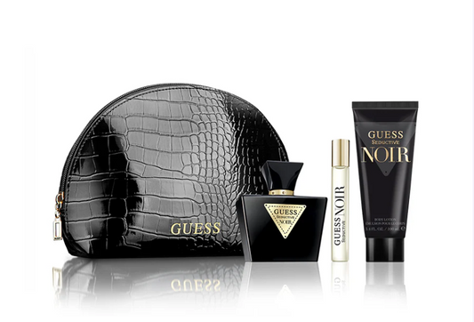 Guess Seductive Noir Estuche Para Dama 75ml EDT 4 Piezas - Perfume femenino sofisticado y audaz ideal para Costa Rica.