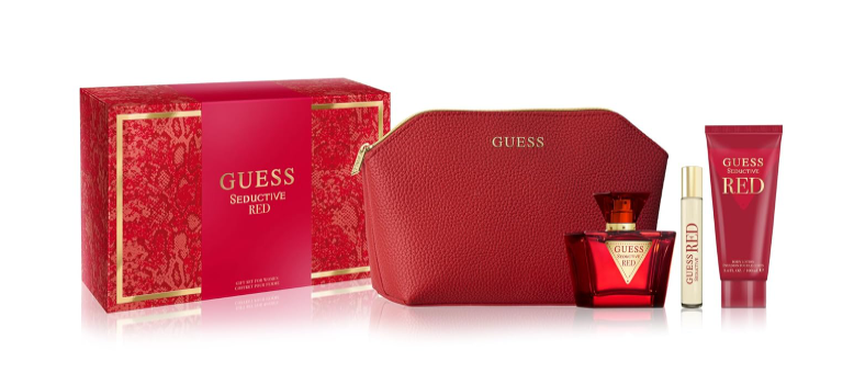 Guess Seductive Red Estuche Para Dama 75ml EDT 4 Piezas - Perfume dulce y sensual disponible en Costa Rica.