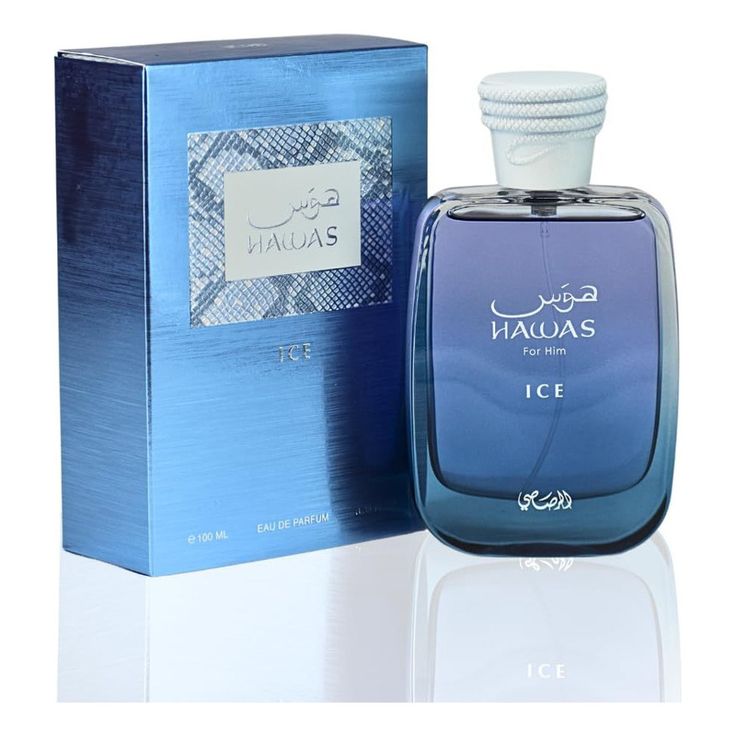 Hawas Ice Rasasi EDP 100ml - Perfume masculino fresco disponible en Costa Rica.