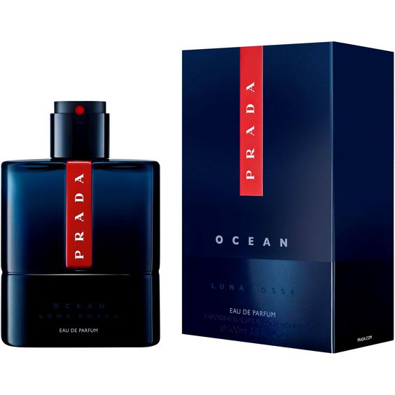 Prada Luna Rossa Ocean 100ml EDP - Perfume masculino fresco y elegante disponible en Costa Rica.