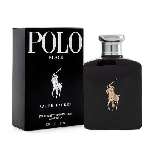 Ralph Lauren Polo Black 125ml EDT - Perfume masculino urbano y sofisticado ideal para Costa Rica.