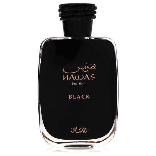 Rasasi Hawas Black 100ml EDP - Perfume masculino intenso y sofisticado disponible en Costa Rica.