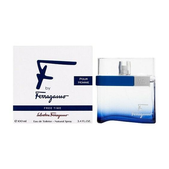 Salvatore Ferragamo F Free Time 100ml EDT - Perfume masculino fresco y sofisticado disponible en Costa Rica.