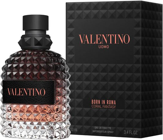 Valentino Uomo Born In Roma Coral Fantasy 100ml EDP - Perfume masculino poderoso y refinado disponible en Costa Rica.